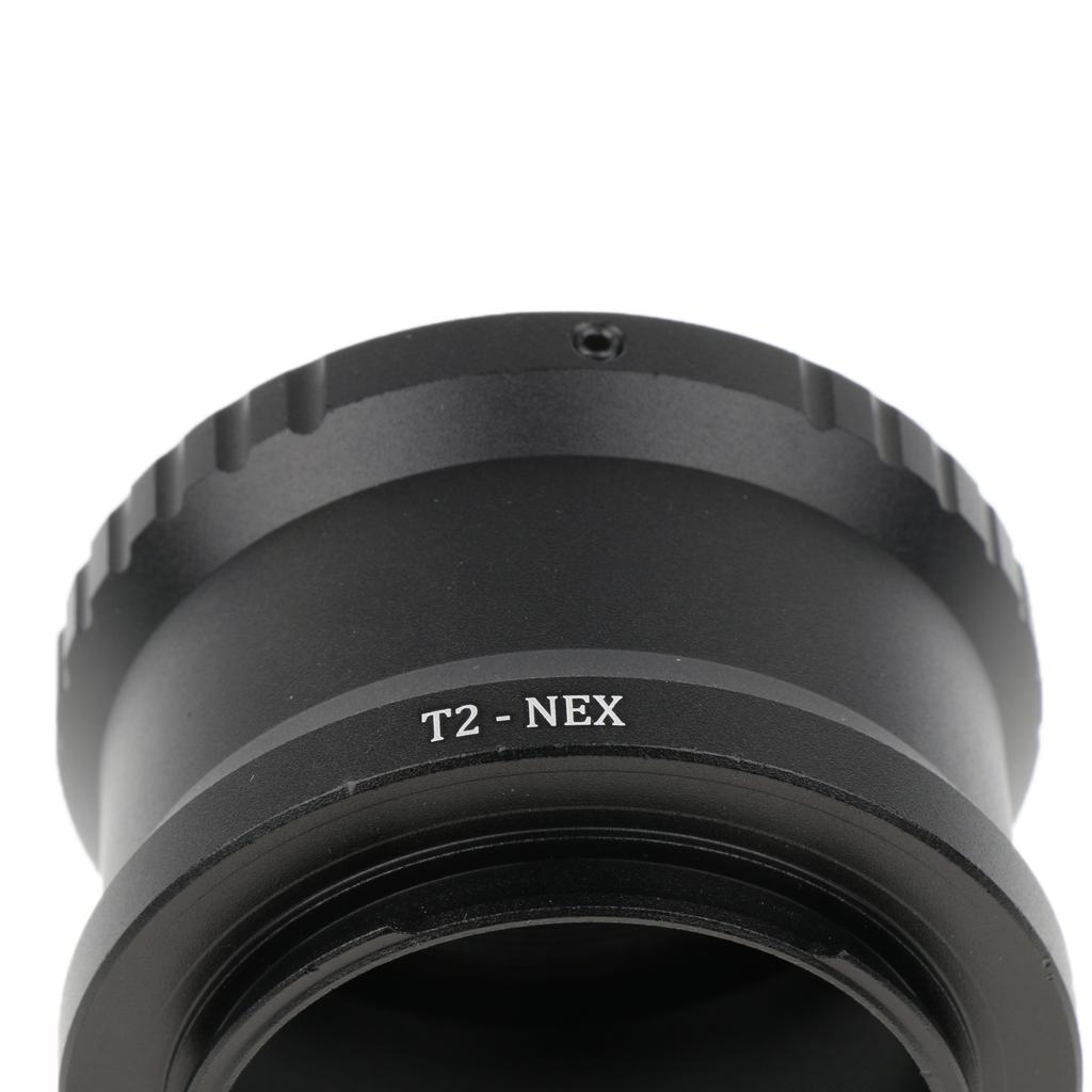 T2 to NEX Lens Mount Adapter Ring for Sony E-mount NEX-7 6 5 A7 A7S A7R II