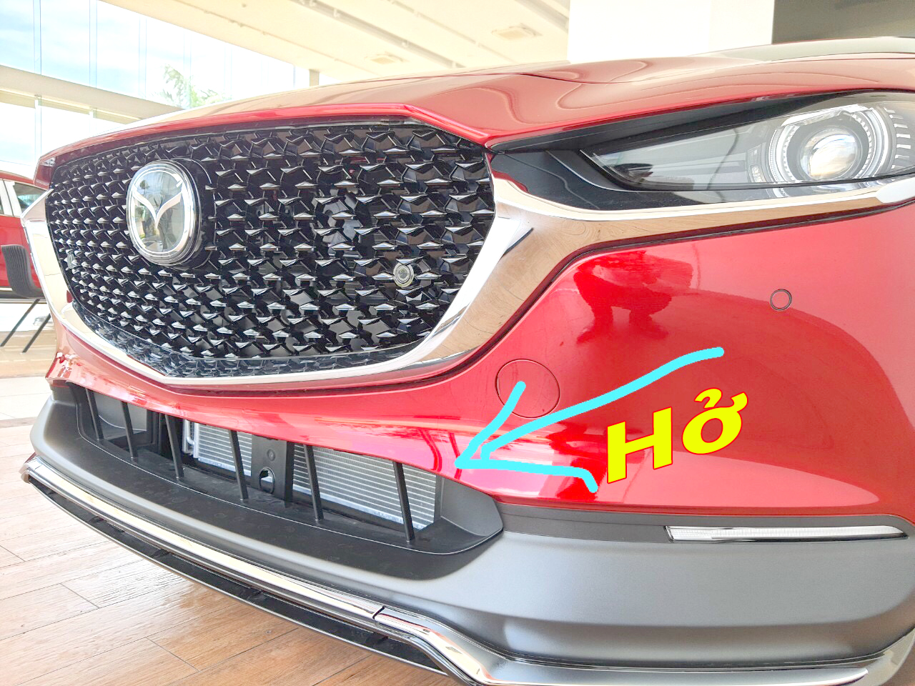 Ốp Mặt Ca Lăng Dưới Mazda CX30 - Mặt Ca Lăng Dưới Mazda CX30