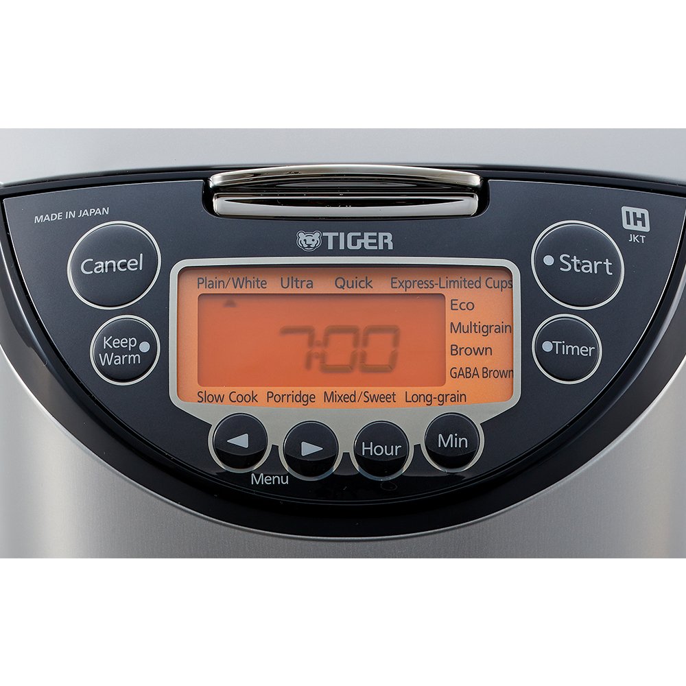 Nồi cơm điện tử cao tần Tiger 2 trong 1 JKT-D10V Tặng Bộ Nồi Cremic PoongNyun Hàn Quốc BNCPT-SET - Hàng Chính Hãng