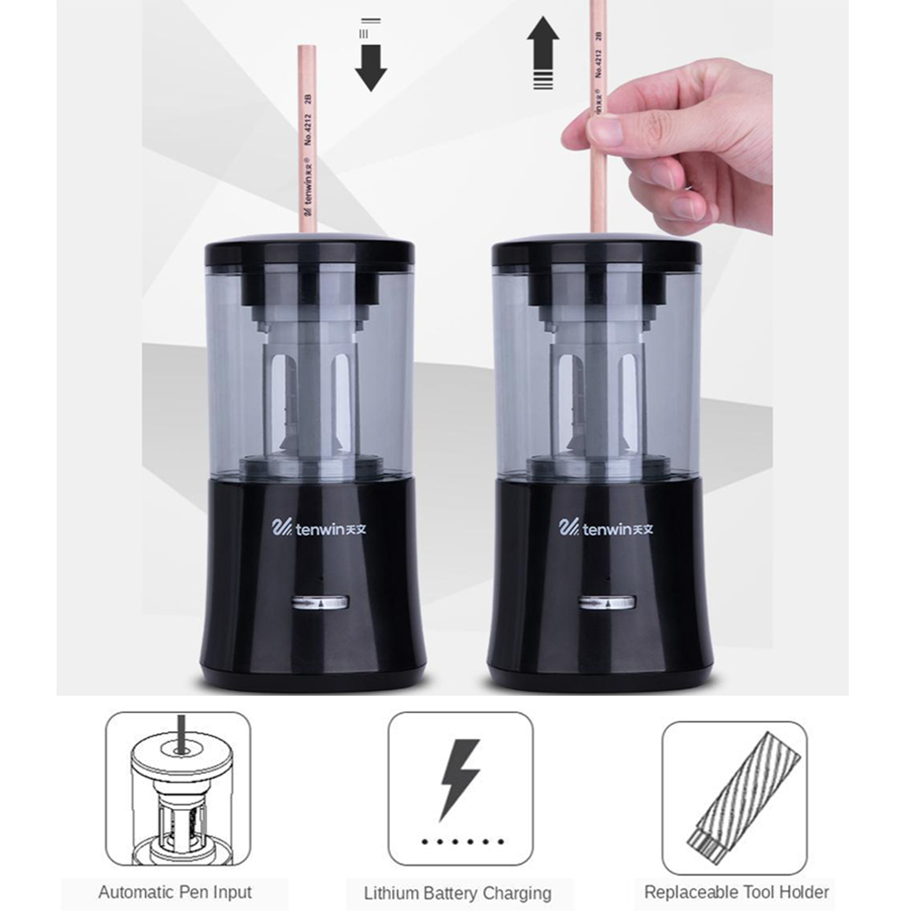 1Pc School Electric Automatic Pencil Sharpener for Kids Creative Tools