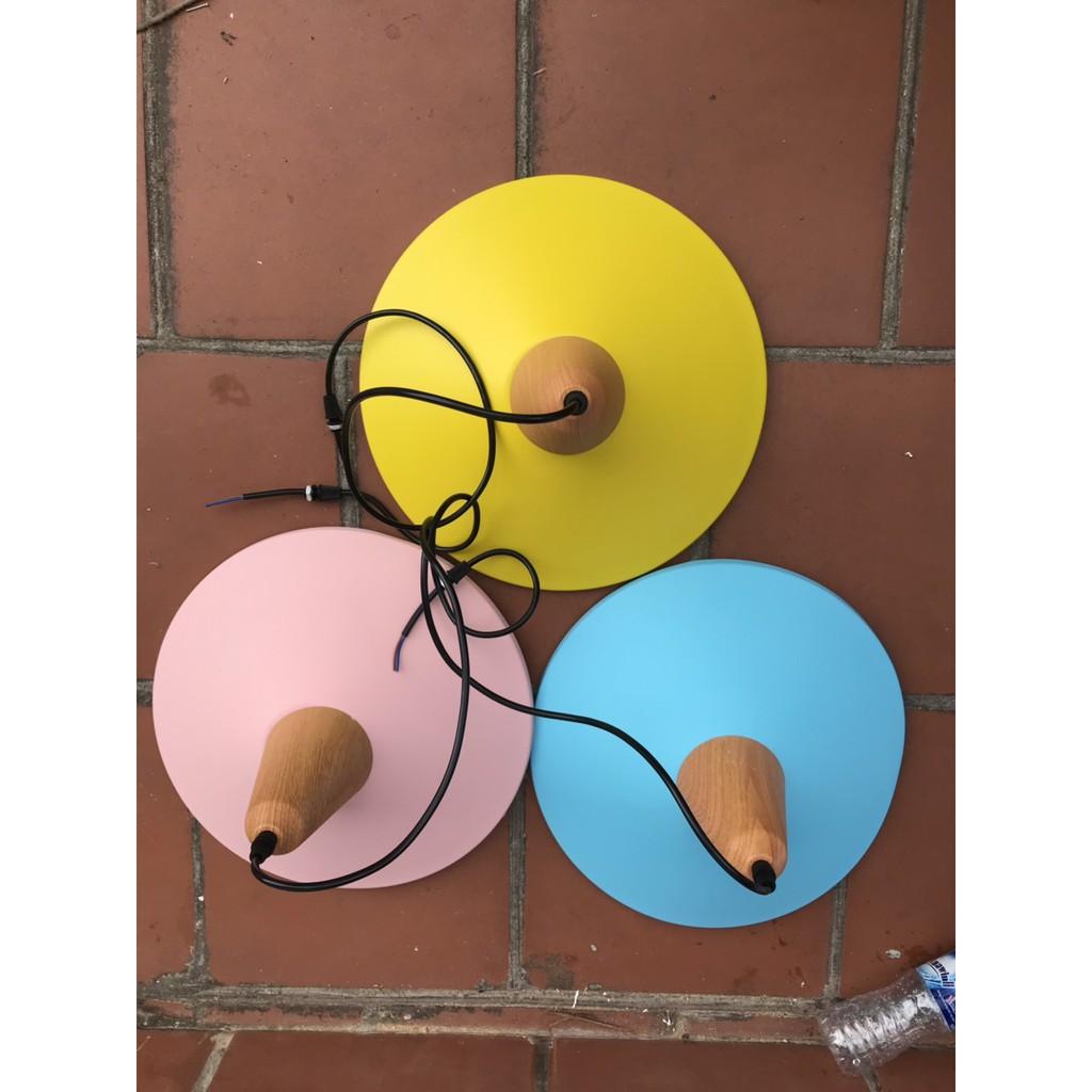 Đèn thả hiện đại - đèn trang tri shop thời trang - đèn trang trí salon HL1027-350 đui giả gỗ