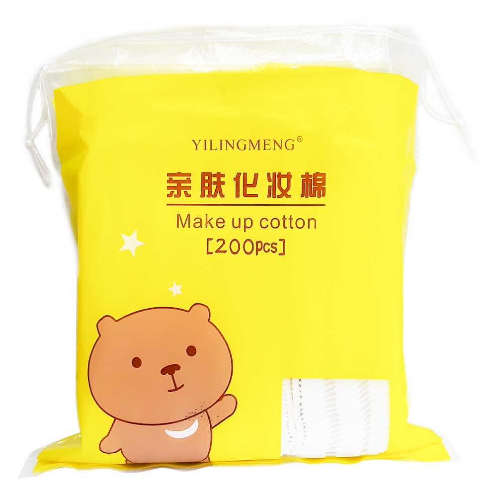 Bông Tẩy Trang LINE FRIENDS Gấu Vịt Thỏ Make Up Cotton 200 Miếng