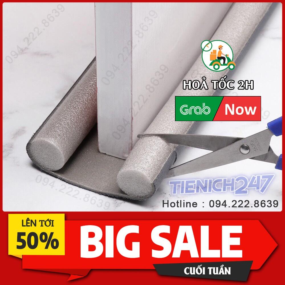 Thanh chặn khe cửa đa năng,xốp chặn cửa, ngăn gió lùa, chống côn trùng, bụi bẩn, tránh thoát hơi lạnh điều hoà