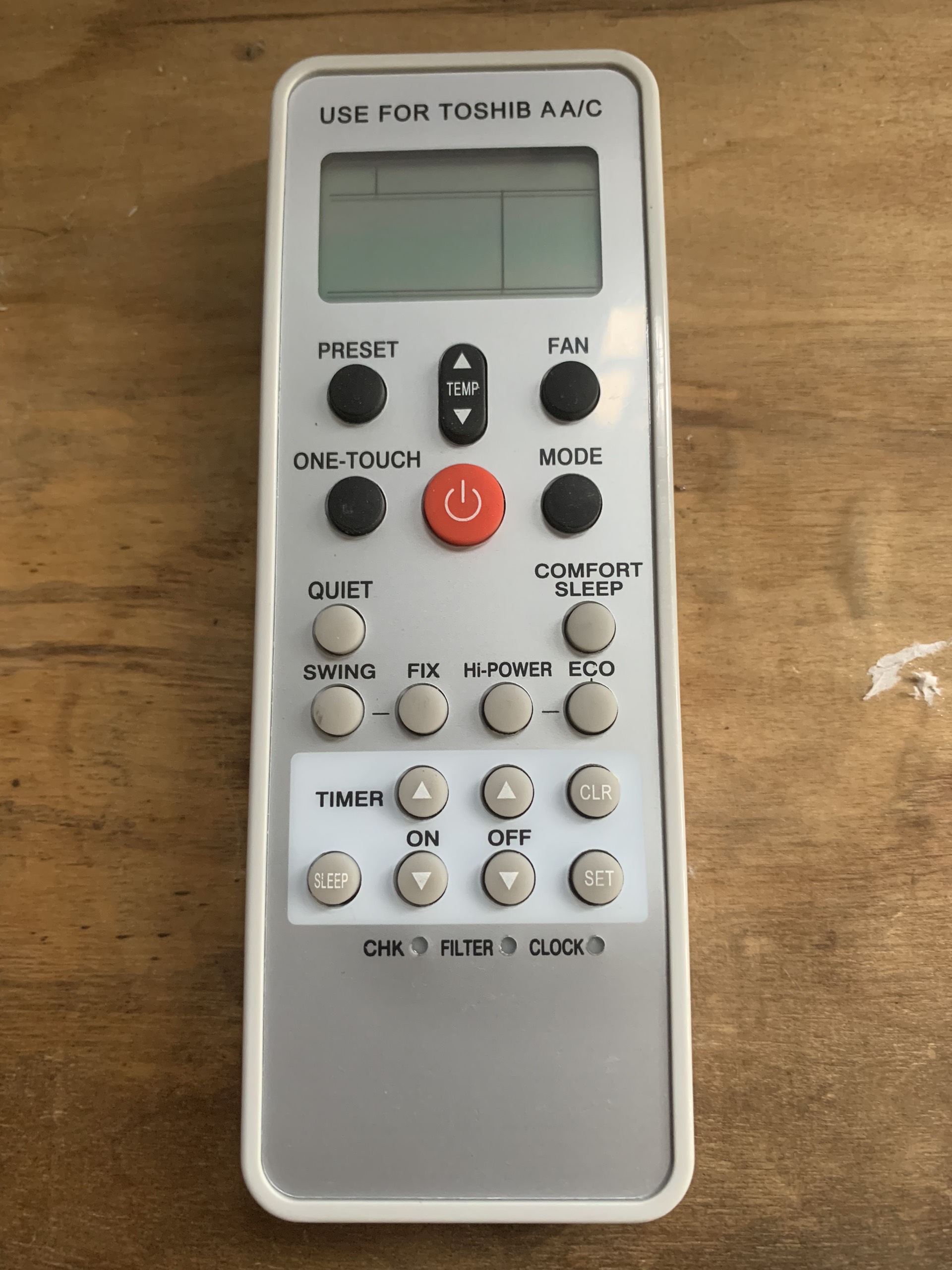 Remote Điều Khiển Cho Máy lạnh, Máy Điều Hòa Toshiba RAS-16SKV-E