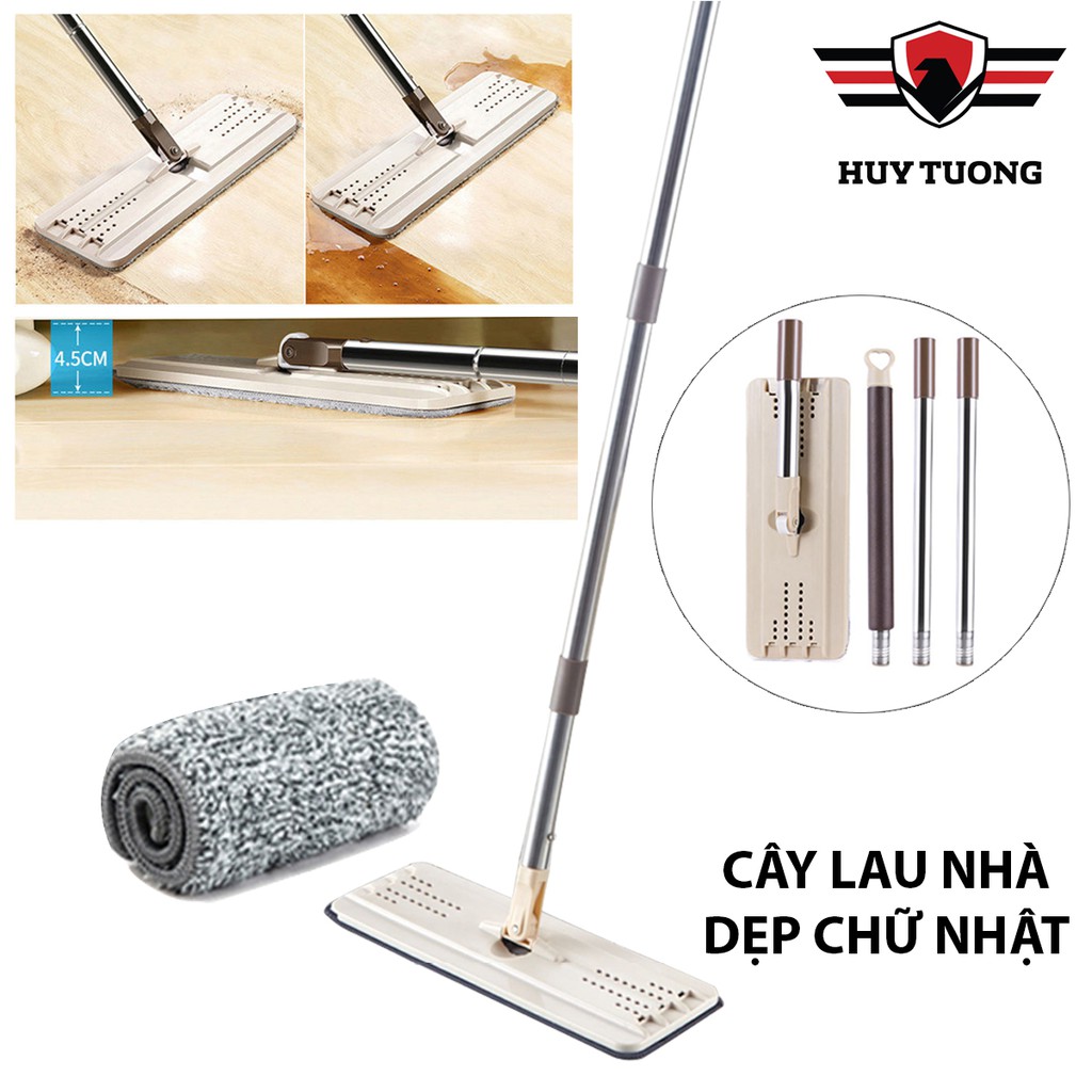 Bộ Sản Phẩm Cây Lau - Bông Lau Nhà Cao Cấp Tiện Dụng