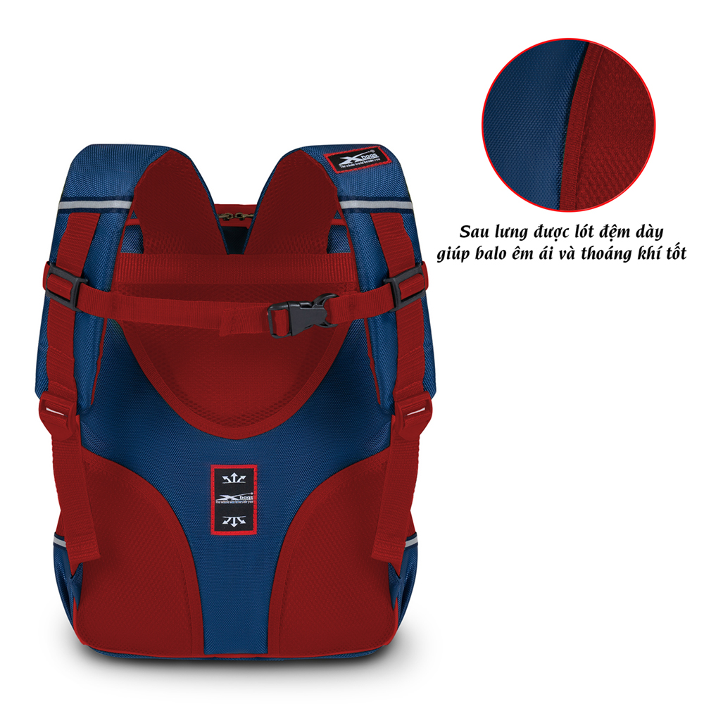 Balo chống gù, balo cho bé cấp 1 Xbags Universe Xb 3102 balo siêu nhẹ cho học sinh tiểu học