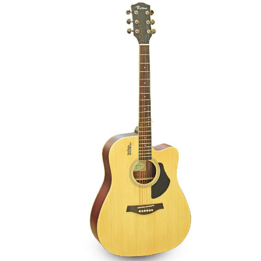 Đàn Guitar Acoustic Rosen G11 Màu Gỗ Dáng D (Size 41) - Phân Phối Chính Hãng - Kèm móng gảy DreamMaker