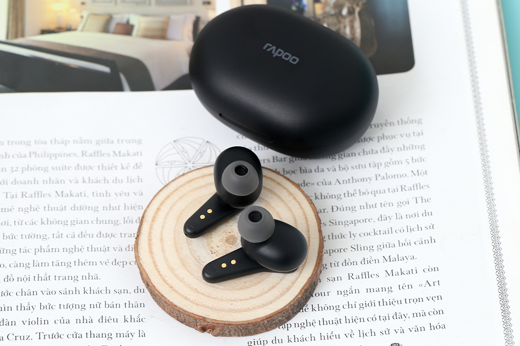 Tai nghe Bluetooth True Wireless Rapoo I100  - Hàng Chính Hãng