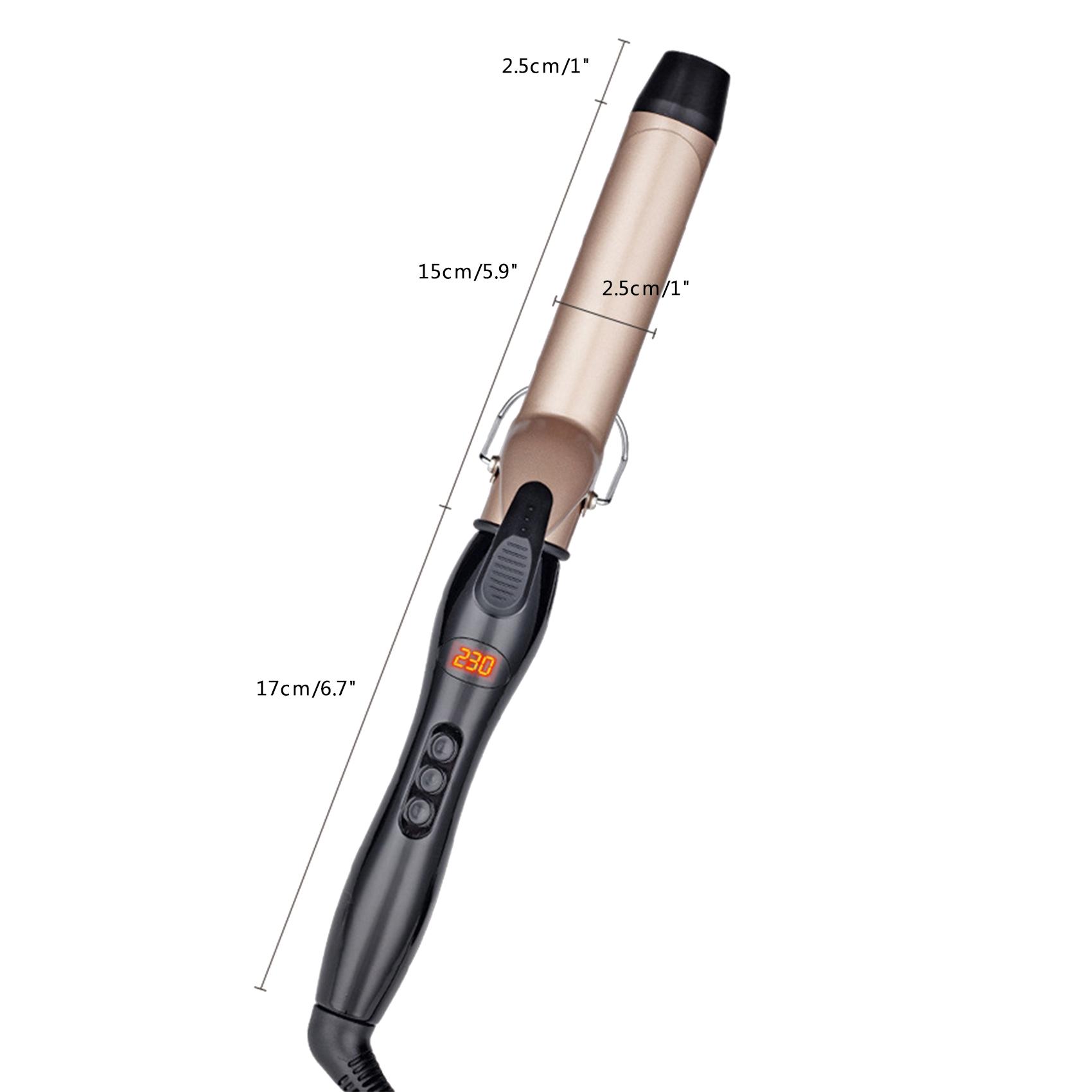 Dụng Cụ Uốn Tóc Kẹp Bằng Gốm 25Mm