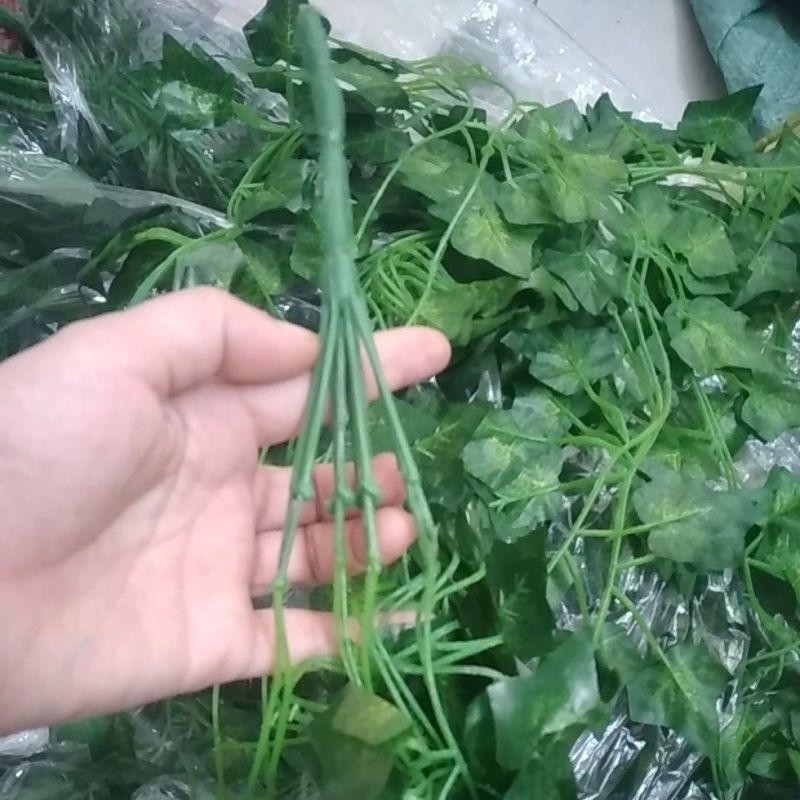 Rủ lá thường xuân treo tường dài 1m- Hoa vải lụa