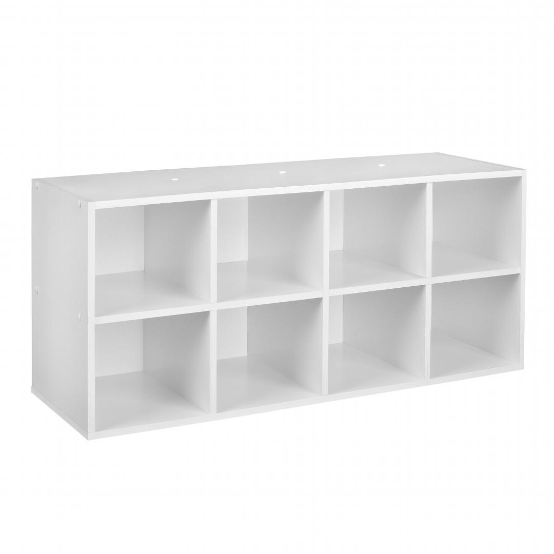 Kệ gỗ để giày hiện đại SMLIFE Roger | Gỗ MDF dày 17mm chống ẩm | D100xR30xC40cm