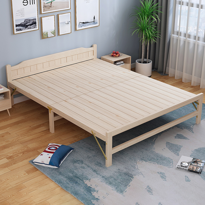 Giường ngủ gỗ gấp gọn cao cấp 1m5