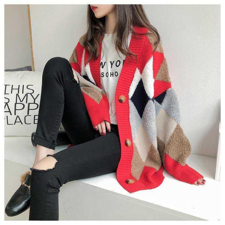 Áo Khoác Nữ Cardigan Len Dáng Dài Mùa Đông Đẹp Phong Cách Hàn Quốc
