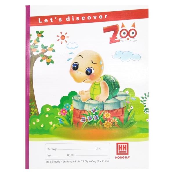 Combo 5 Vở Class Tiny - 4 Ô Ly 96 Trang ĐL 80g/m2 - Hồng Hà 0396 (Mẫu Màu Giao Ngẫu Nhiên)