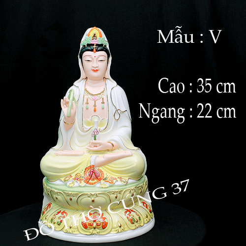 TƯỢNG QUAN ÂM MEN SỨ CAO CẤP