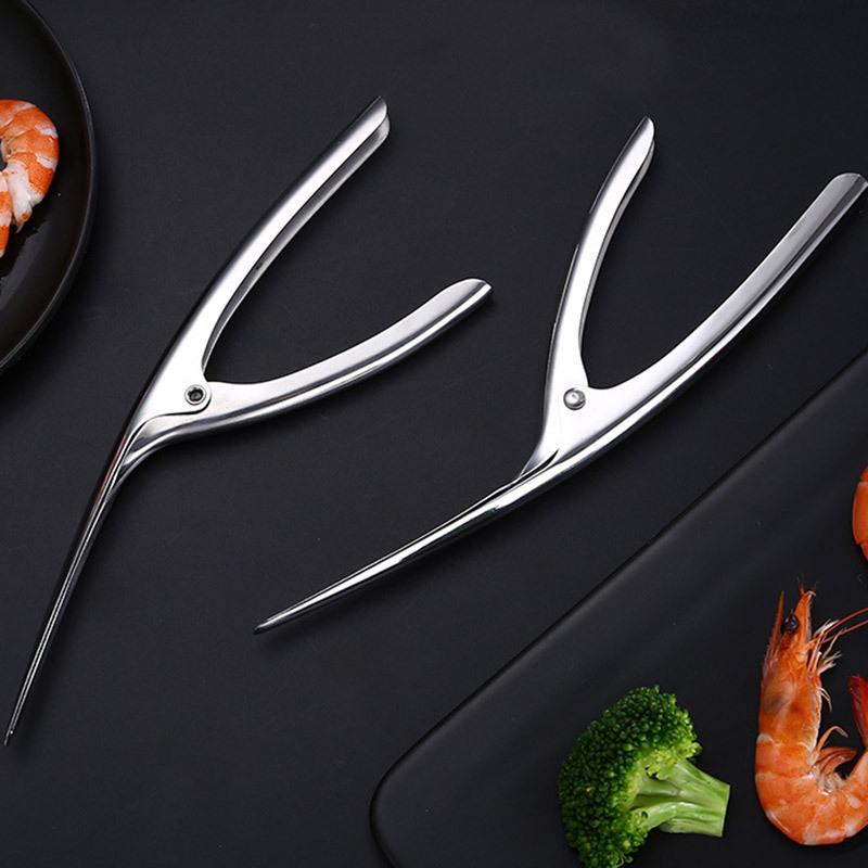 Dụng Cụ Lột, Bóc Vỏ Tôm Bằng Thép Không Gỉ 304 Nhanh Chóng Tiện Lợi