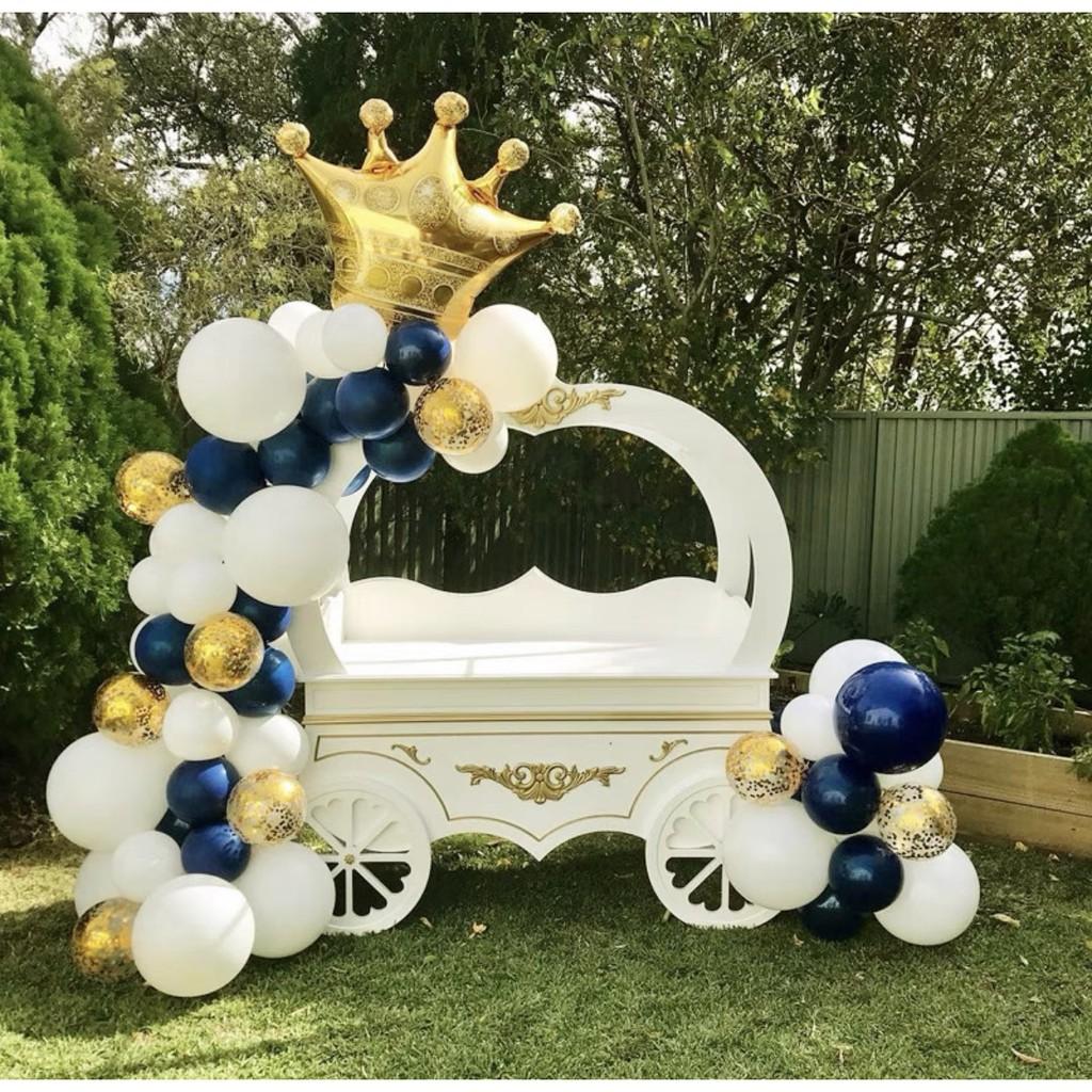Bóng Hình Vương Miện Ánh Kim Đủ Các Màu Trang Trí Tiệc Sinh Nhật BB82