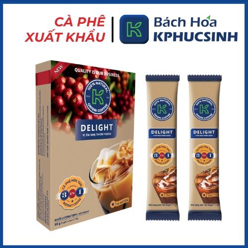 Cà phê hòa tan 3 in 1 K-Delight 85g (17Gx5 Gói)