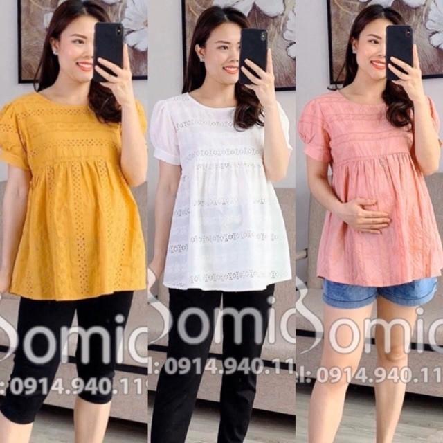 Áo bầu thời trang công sở-áo bầu thời trang - Tổng kho váy bầu