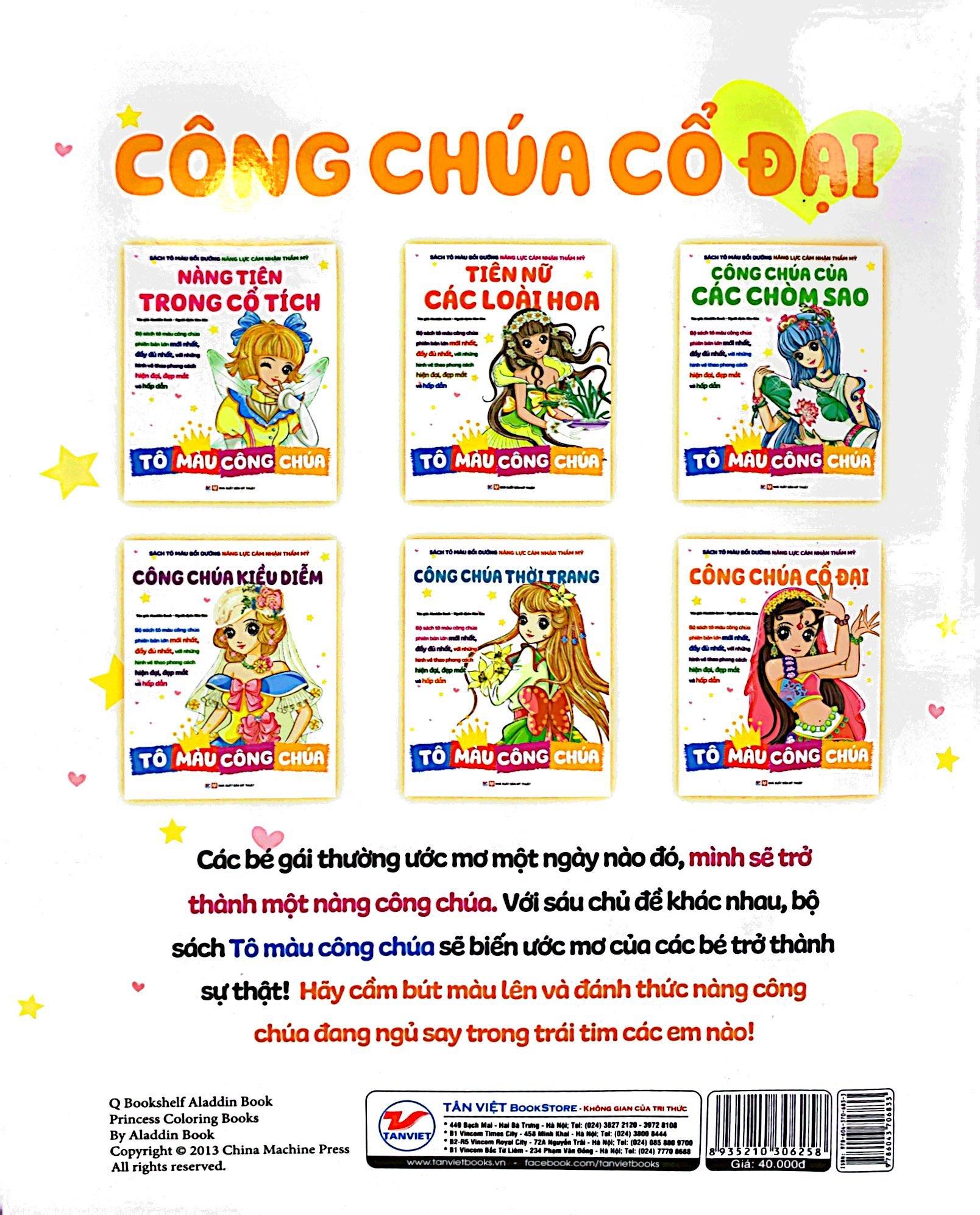 Tô Màu Công Chúa - Công Chúa Cổ Đại