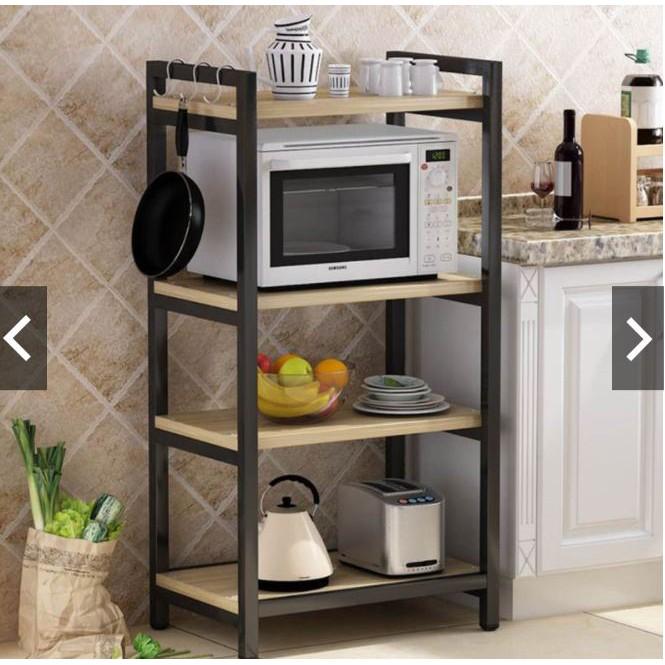 # FREE SHIP # Kệ Để Lò Vi Sóng , Kệ Đa Năng, Khung thép không gỉ sơn tĩnh điện, mặt ván gỗ MDF.