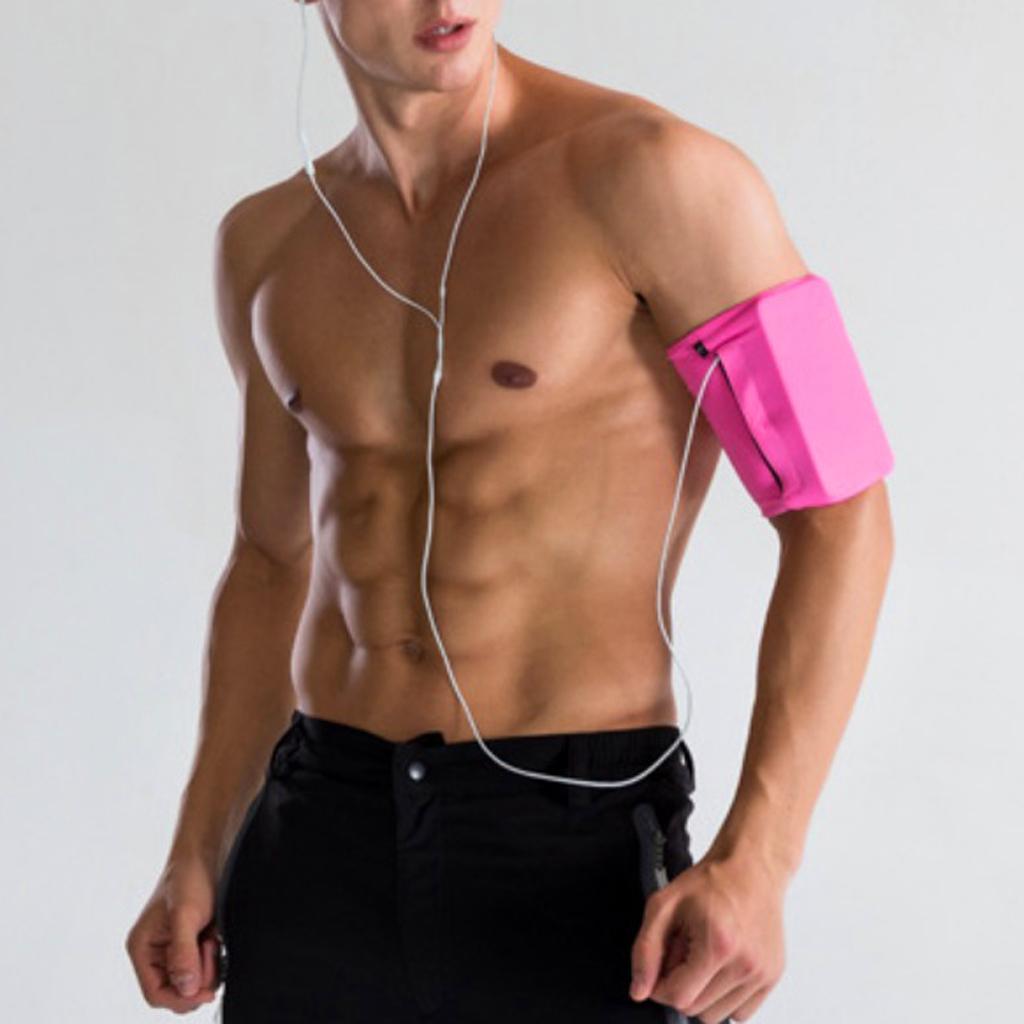 2-3pack Sport Armband Running Phone Key Arm Band Pouch Holder Bag Case Pink