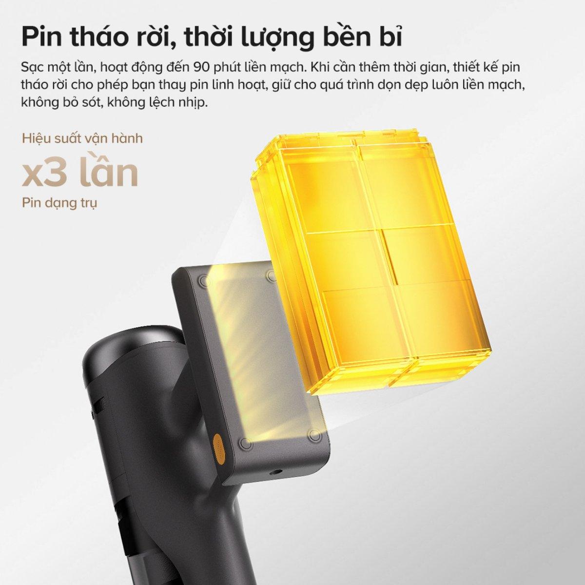 Máy Hút Bụi Không Dây Cầm Tay Roborock H60 Ultra – Hàng Chính Hãng