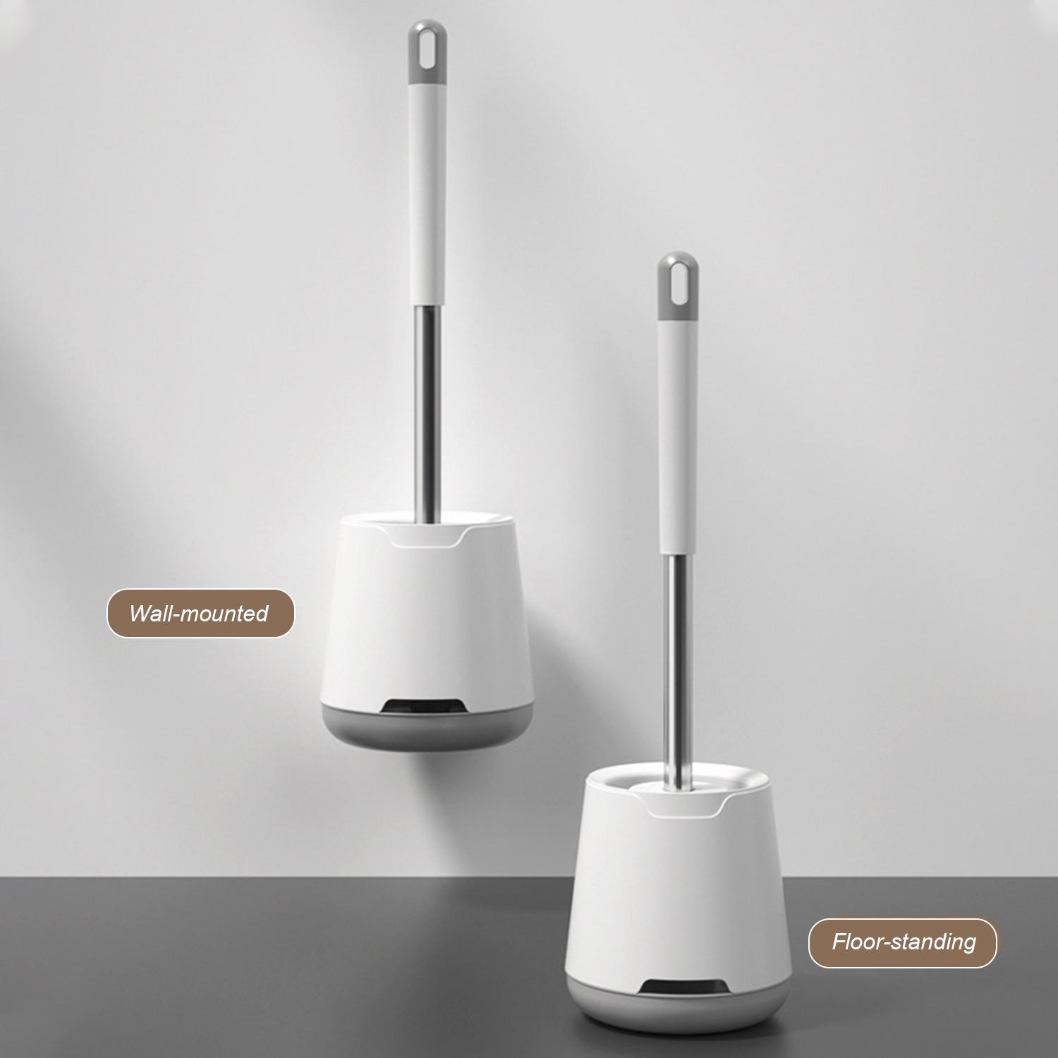 Bàn chải nhà vệ sinh và giá đỡ treo tường