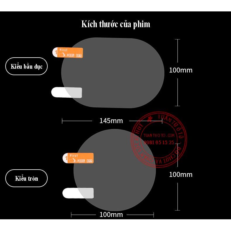 Miếng phim chống bán nước gương chiếu hậu ô tô
