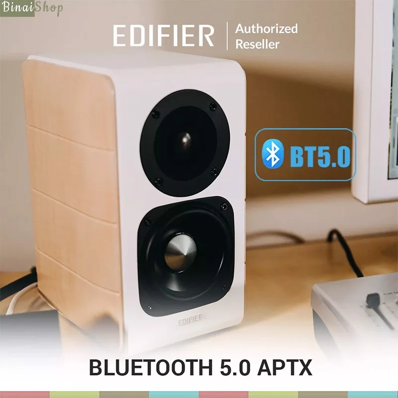 Edifier S880DB - Loa Bookself 2.0, Hi-Res Audio, Kết Nối Bluetooth 5.0/AUX/Coaxial/Optical, Công Suất 88W, Điều Khiển Từ Xa - Hàng chính hãng