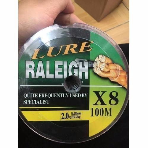 Dây dù câu cá Lure Raleigh X8 7 màu siêu đẹp siêu bền mịn