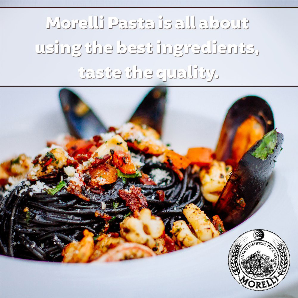 Mỳ Ý Đen Morelli Pasta With Black Squid Ink