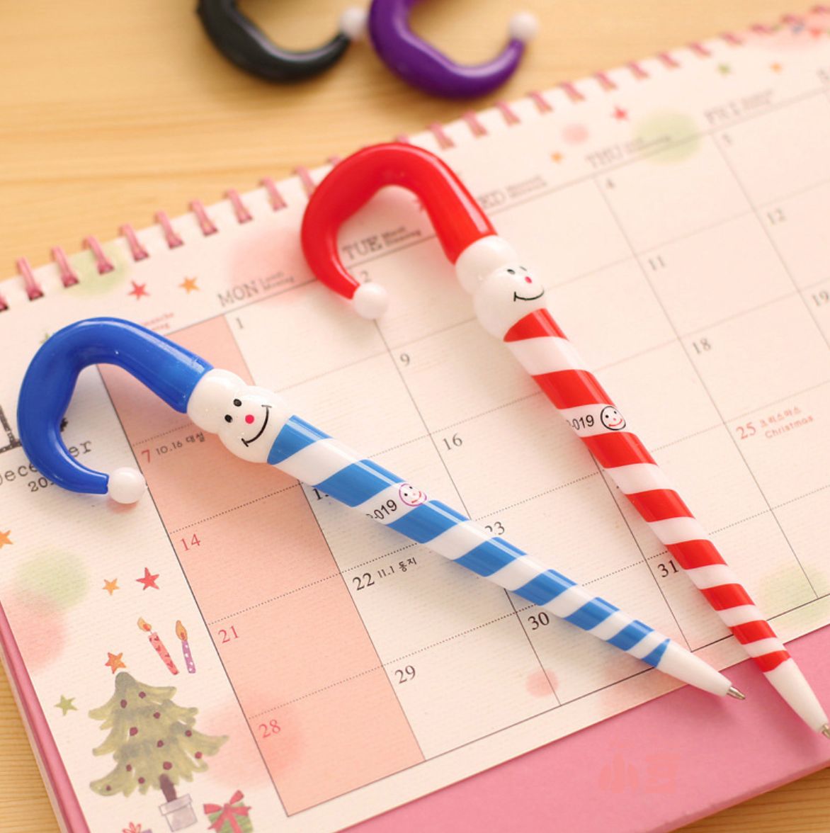 Bút Bi Ô Giáng Sinh Độc Đáo - Bút Bi Mực Xanh