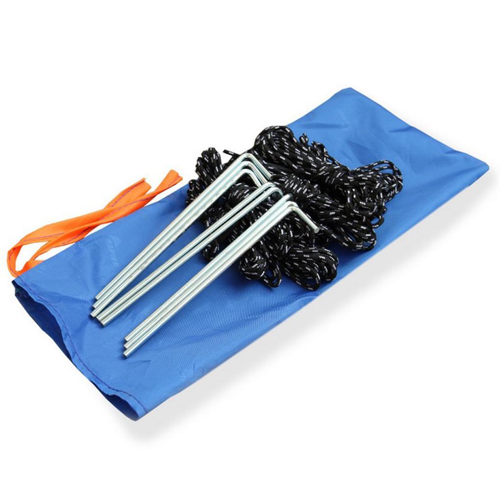 Heavy Duty Aluminum Alloy Outdoor Tent Accessories Tent Stakes Tent Nails & Wind Rope & Bag