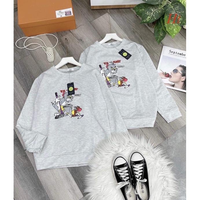 Áo swearter nỉ cotton mèo chuột H2A