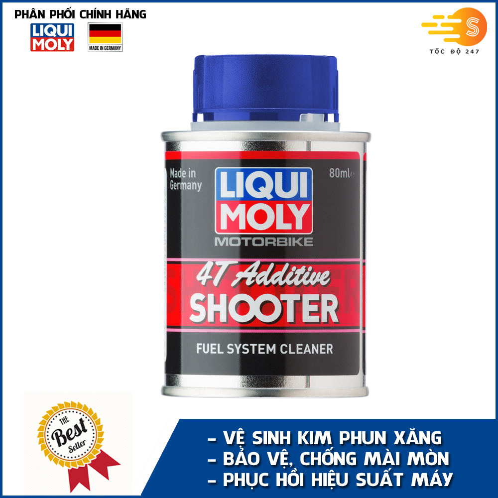 Phụ gia vệ sinh buồng đốt tẩy carbon cho xe máy Liqui Moly 7916