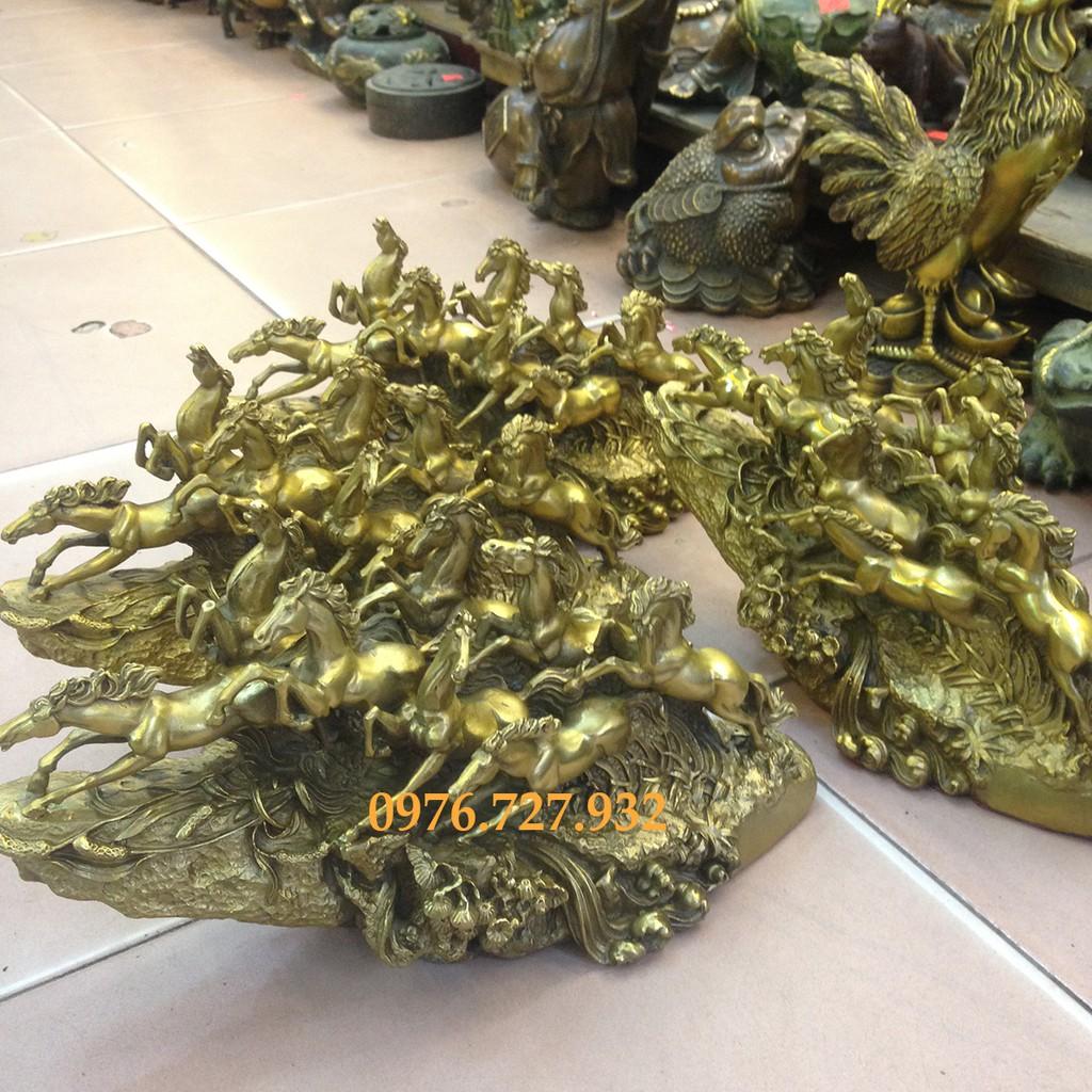 Tượng bát mã dài 30cm, giá tượng bát mã, bán tượng bát mã
