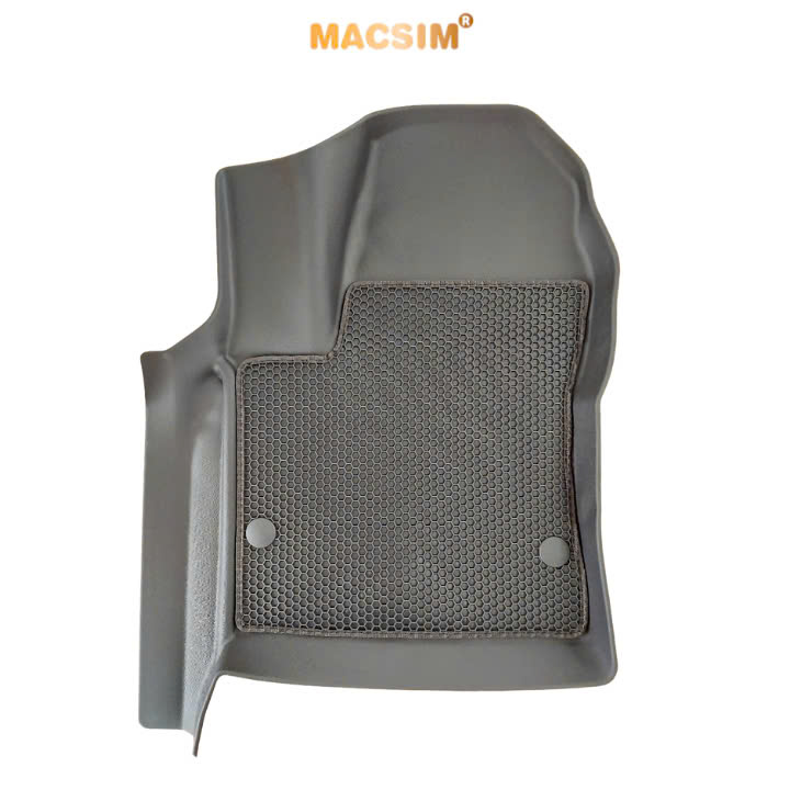 Thảm ô tô sd3 2 lớp dạng lưới lục giác Toyota Innova Cross 2023+ màu đen - bề mặt cao su siêu sạch - Macsim
