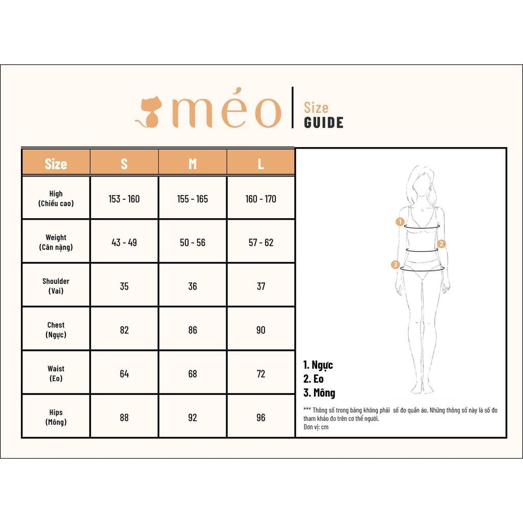 Quần short nữ Méo shop cạp cao ống rộng Senly