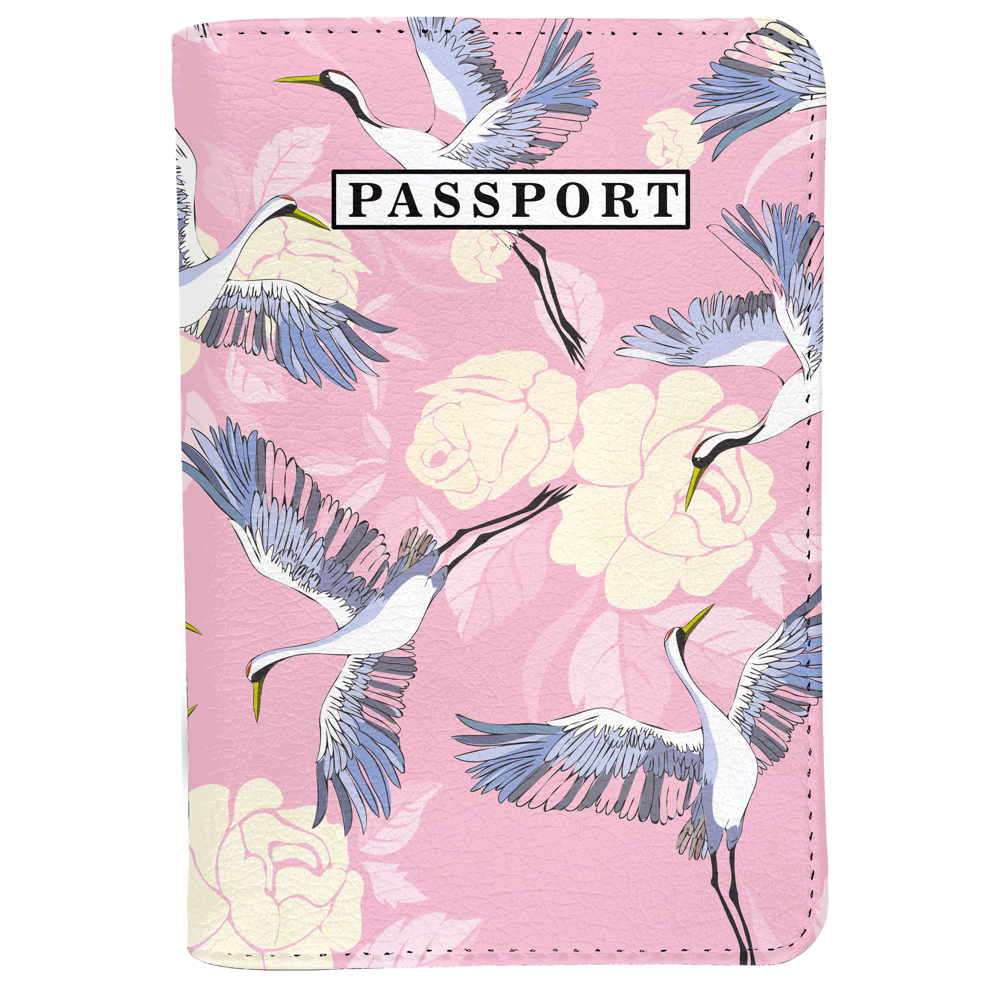 Ví Đựng Passport Du Lịch HỒNG HẠC Cute - Bao Da Hộ Chiếu Và Phụ Kiện STormbreaker Độc Đáo - Dễ Thương - Passport Cover Holder FLAMINGO - Thiết Kế Đơn Giản - Phong Cách - LT030