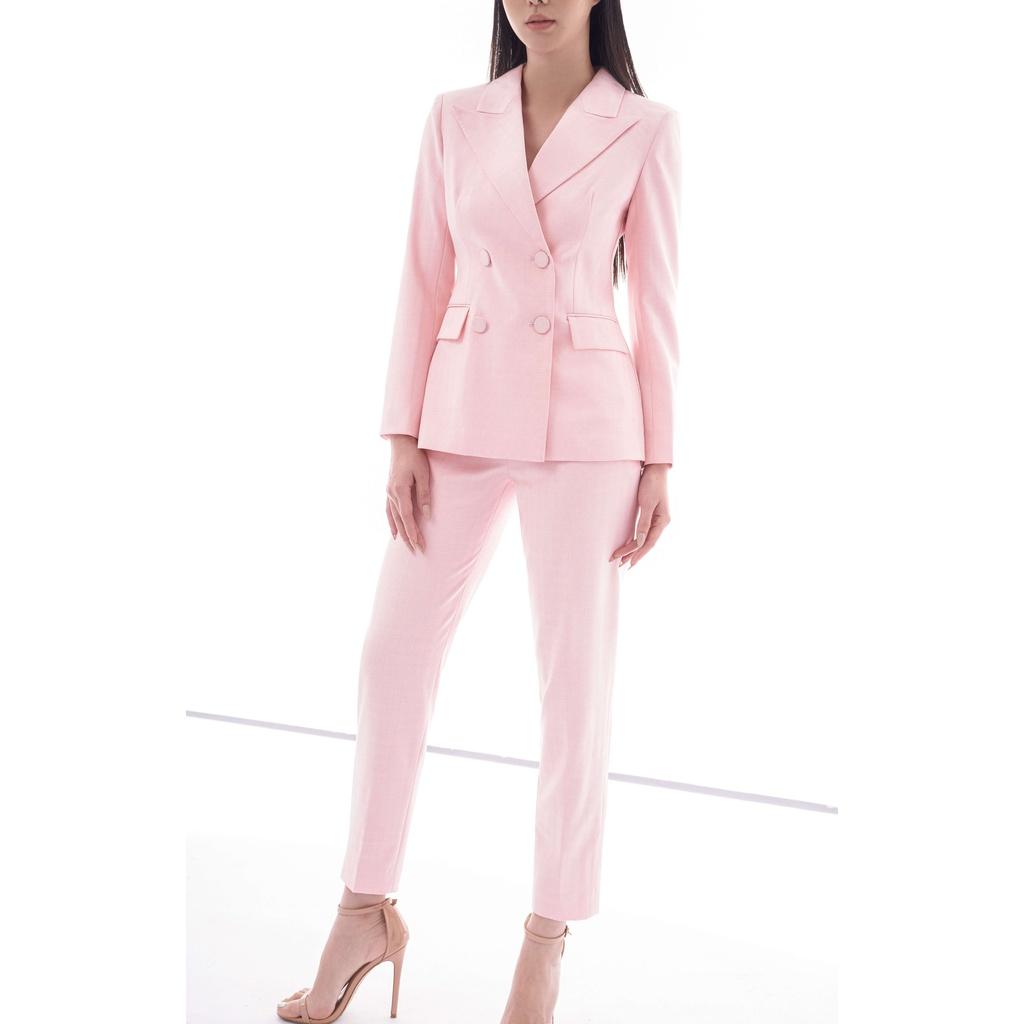 Áo Blazer kiểu 4 cúc màu hồng nhạt 2NDDATE BL023LP