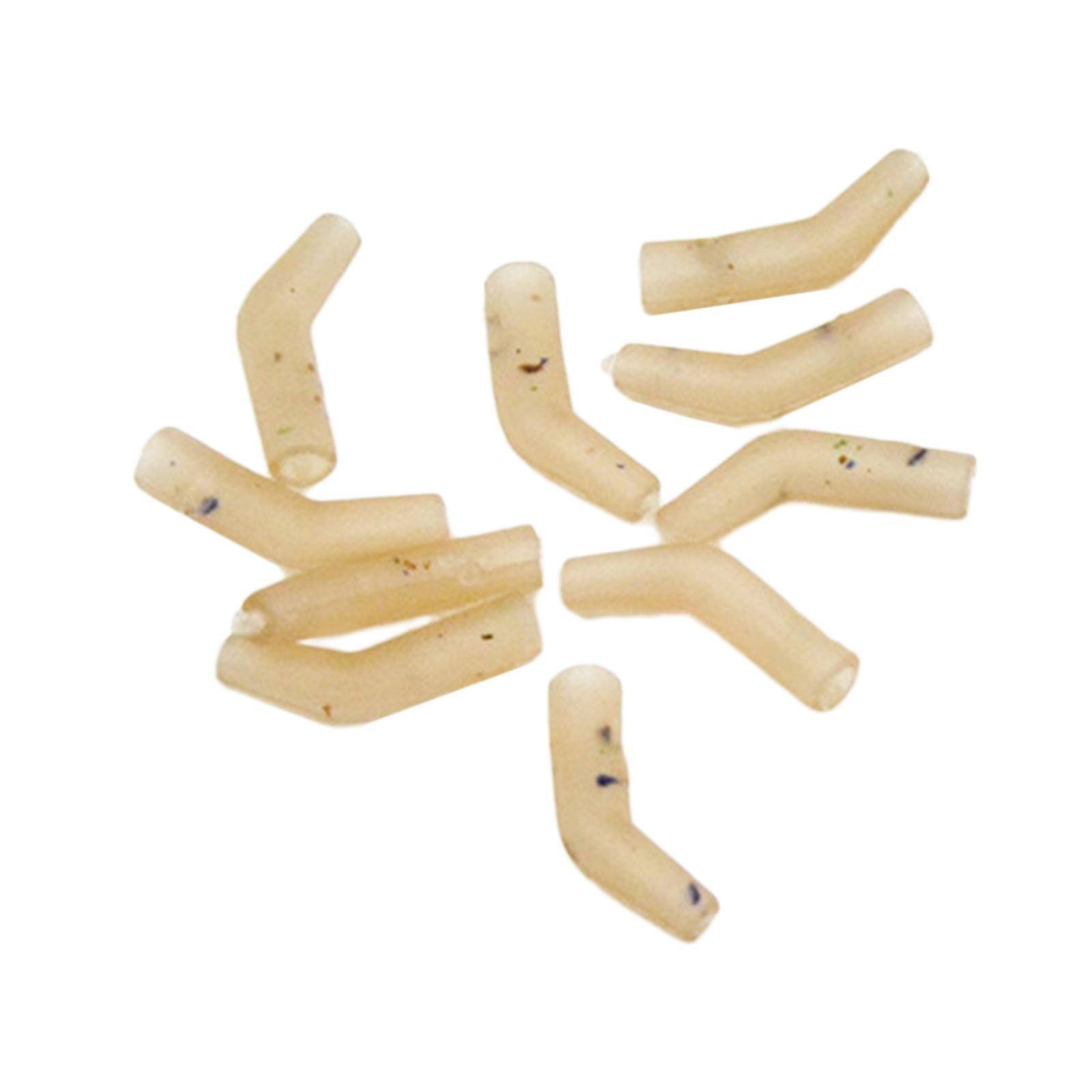 30x Hair Rig Line Aligner Sleeves Durable Portable Carp Fishing Hook Kickers