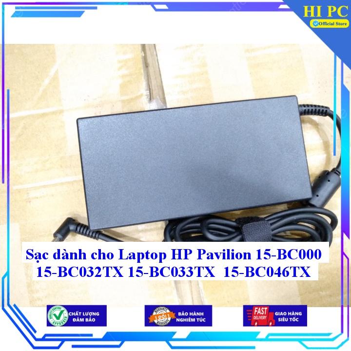 Sạc dành cho Laptop HP Pavilion 15-BC000 15-BC032TX 15-BC033TX 15-BC046TX - Kèm Dây nguồn - Hàng Nhập Khẩu