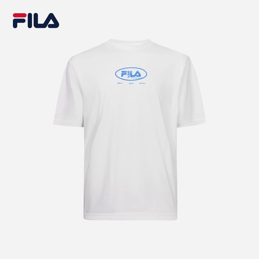 Áo thun tay ngắn thời trang unisex Fila - FW2RSF2075X-WHI