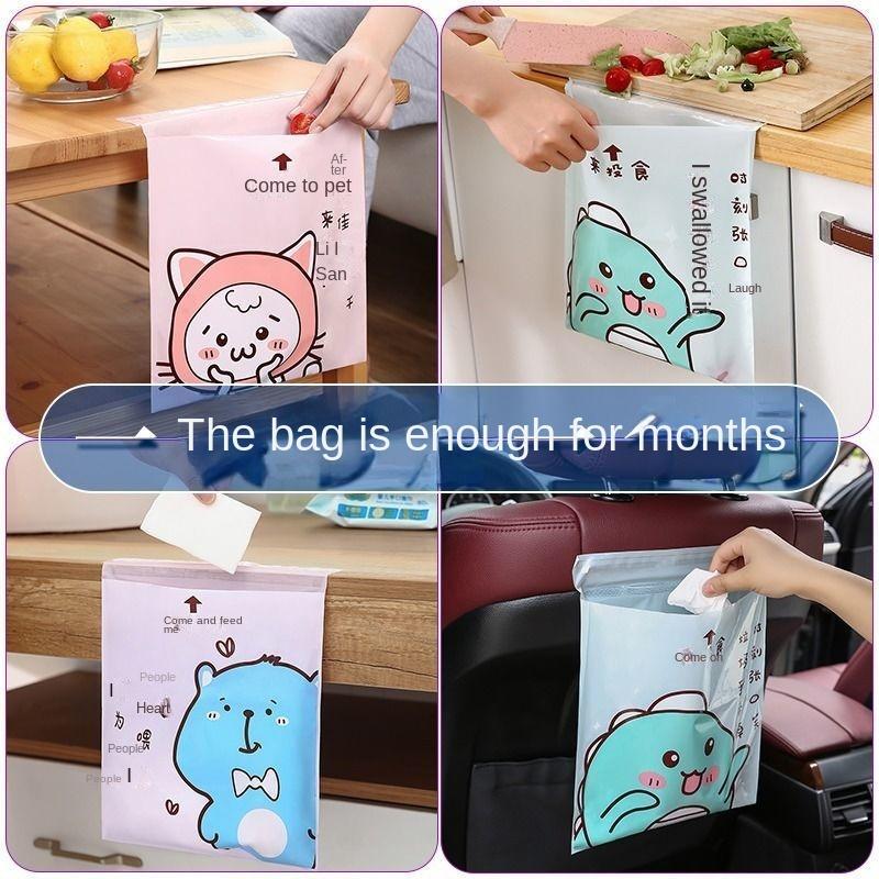 Set 15 Túi Đựng Rác Dày Dặn Dùng Một Lần Tiện Dụng Cho Gia Đình