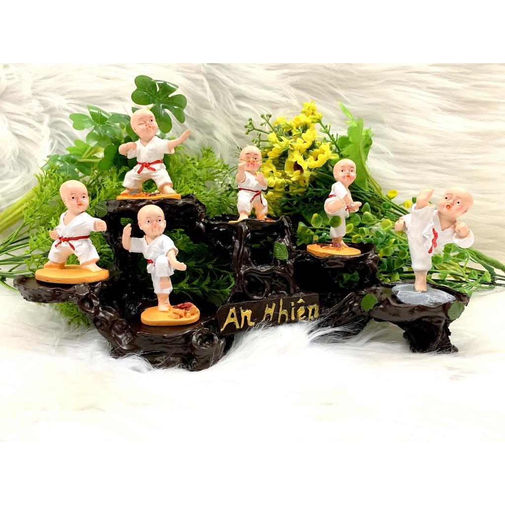 Full Set bộ 6 tượng Karate kèm đế tượng 6 chân An Nhiên