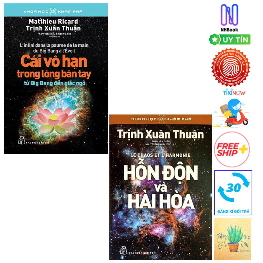 Combo Khoa Học Khám Phá : Cái Vô Hạn Trong Lòng Bàn Tay và Hỗn Độn Và Hài Hòa