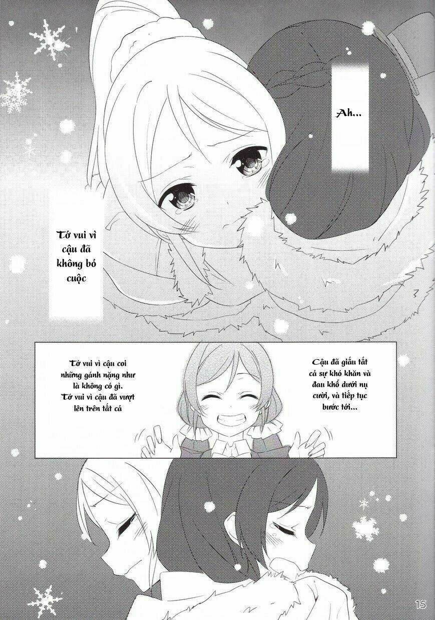 love live - chisa na shiawase wo yuki no youni takusan anata ni furi sosogitai kara manga summary chapter 1 14