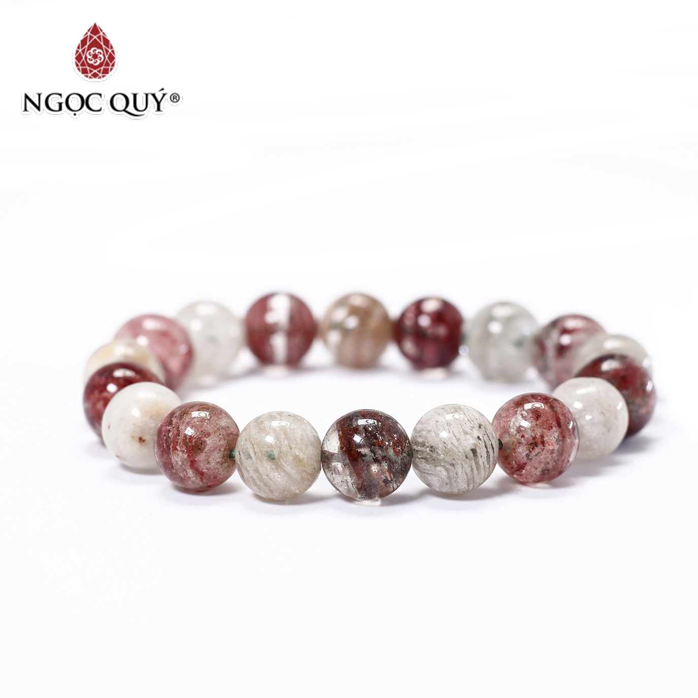 Vòng tay đá ưu linh đa sắc size hạt 10mm - Ngọc Quý Gemstones