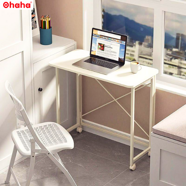 [Kèm Ảnh Thực Tế - Miễn phí vận chuyển &amp; Lắp đặt] Bàn gấp gọn thông minh có bánh xe Ohaha - BGG001